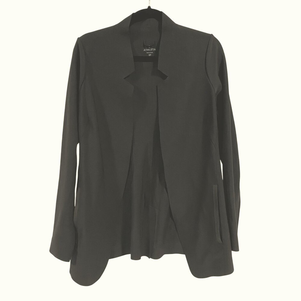 Athleta Stellar Black Blazer‎ Size ST (Tall)